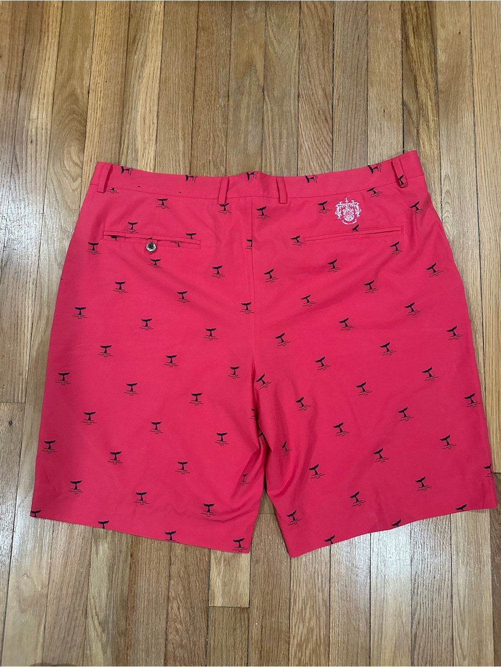 Fairway & Greene Tech Whale Tail Print Golf Shorts Men's Size 40 - Picture 6 of 8